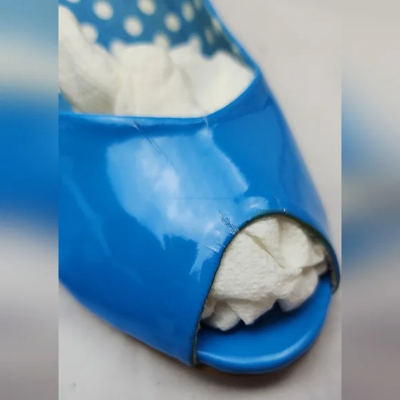 🥳SALE!🥳AJ Valenci blue heels - Picture 8 of 16